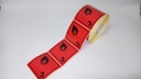 CLASE 3 LIQUIDOS INFLAMABLES 100X100 MM 