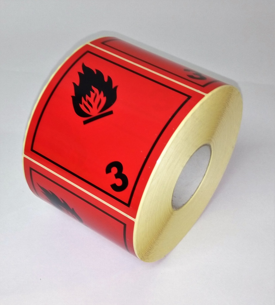 CLASE 3 INFLAM. POLIPROPILENO 100X100 MM 