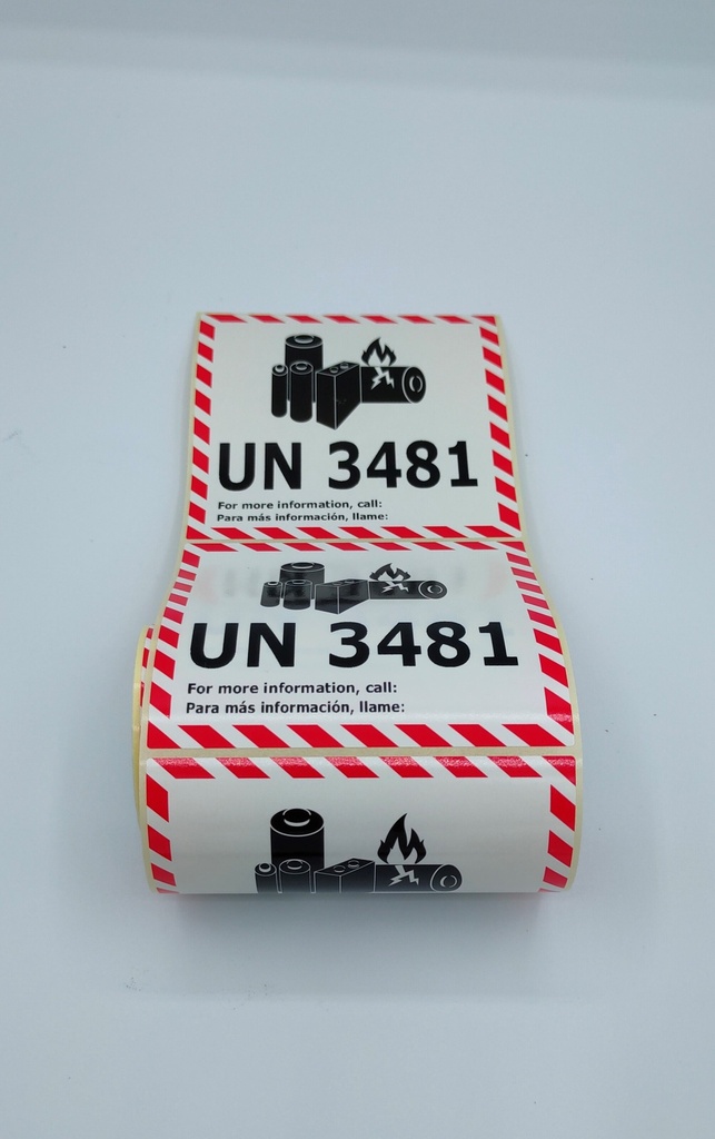 [ET023] BATERIA DE LITIO UN 3481 - 100X100 mm - BOBINA
