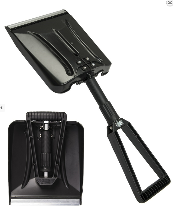 PALA PLEGABLE PLASTICA ABS negra 24x28 cm -   ANTICHISPAS  para Kit ADR (copia)