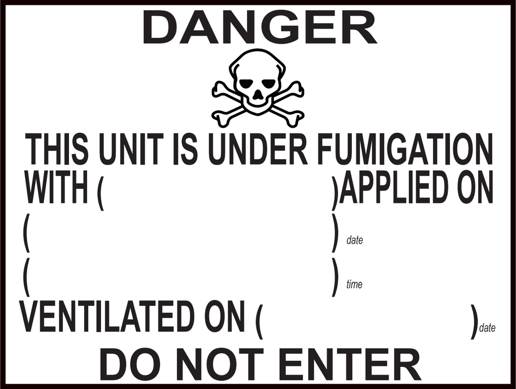 ETIQUETA ADHESIVA MARCA CONTENEDOR FUMIGADO UN 3359 - 400X300 MM - Unidades Sueltas