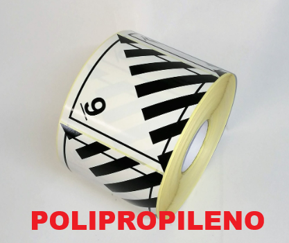 [CLASE9_100X100_PP] CLASE 9  POLIPROPILENO 100X100 MM