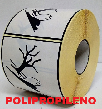[MEDIOAM_100X100_PP] CLASE CONTAMINANTE MEDIOAMBIENTE 100X100 MM - POLIPROPILENO PLÁSTICO
