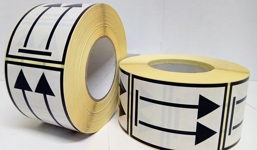 [MP001] ETIQUETA FLECHAS ORIENTACION BULTOS - Bobina 1.000 Unidades