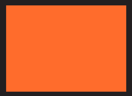 [400X300 SIN LINIA HORIZONTAL] PANEL NARANJA 400X300 Polipropileno Adhesivo -  SIN LINEA HORIZONTAL - BOBINA 50 UDS 
